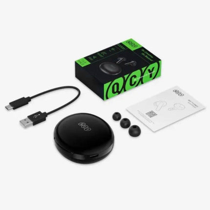 Auriculares Bluetooth QCY T13 ANC 2 TWS Negro Cancelación Activa