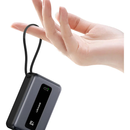 Power Bank 20000mAh 65W USB-C LCD USAMS CD243 Gris