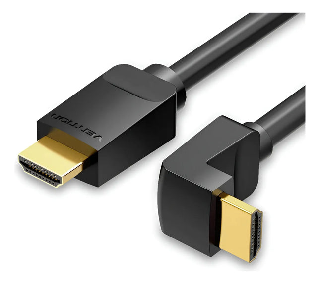 Cable HDMI 2.0 4K 60Hz Ángulo Recto 270° 1.5m Vention