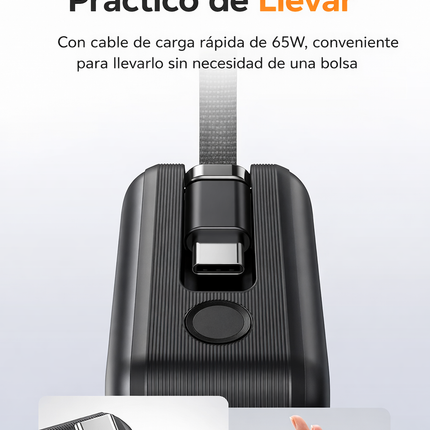Power Bank 20000mAh 65W USB-C LCD USAMS CD243 Gris