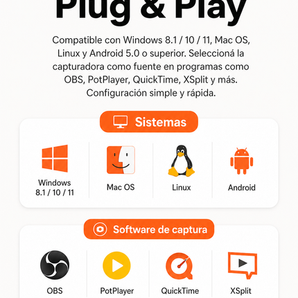 Capturadora De Video Usb C A Hdmi Full Hd