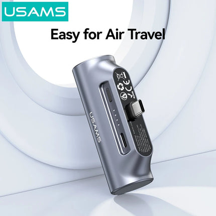 Power Bank Mini USB-C 3000mAh USAMS Portátil Para Celular