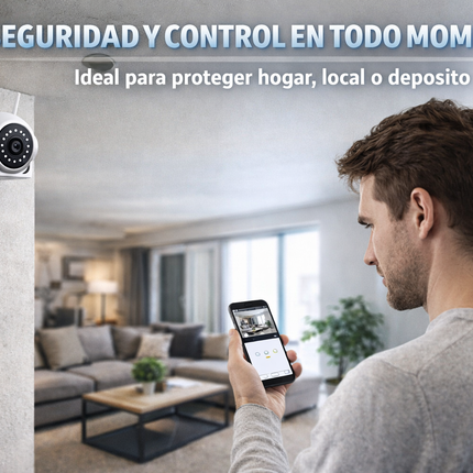 Cámara WiFi PTZ Exterior 1080P Full Color IP66 con Audio