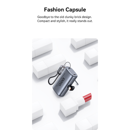 Power Bank Mini USAMS 10000mAh PD 20W – Compacto