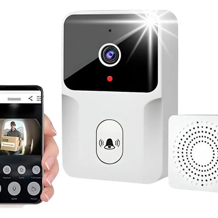 Timbre Inteligente WiFi con Cámara HD y Audio Bidireccional