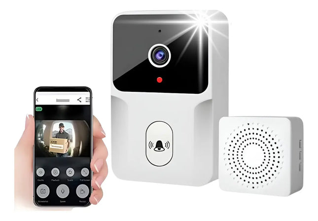 Timbre Inteligente WiFi con Cámara HD y Audio Bidireccional