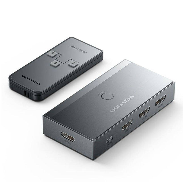 Switch HDMI 3 en 1 Vention 8K 60Hz con Control Remoto AKRH0