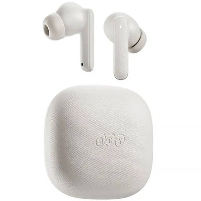 Auriculares Bluetooth TWS QCY Buds Blanco 35Hs Bluetooth 5.4