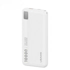 Power Bank 10000mAh USAMS Carga Rápida Portátil USB-C Blanco