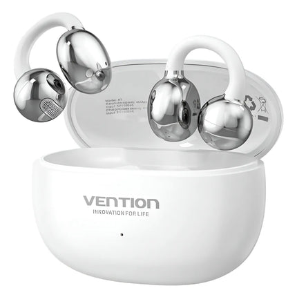 Auriculares Bluetooth Vention Echo Clip A1 Open Ear IPX4 Blanco
