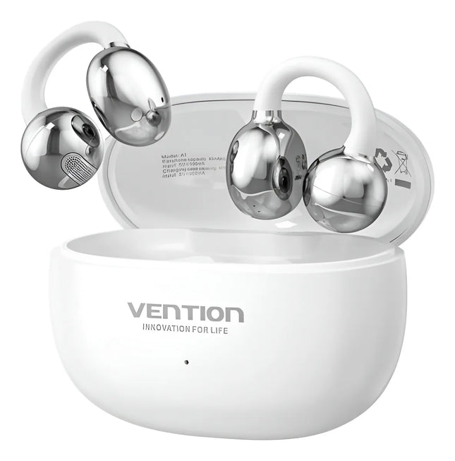 Auriculares Bluetooth Vention Echo Clip A1 Open Ear IPX4 Blanco
