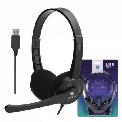 Auricular USB con Micrófono para Home Office y Call Center