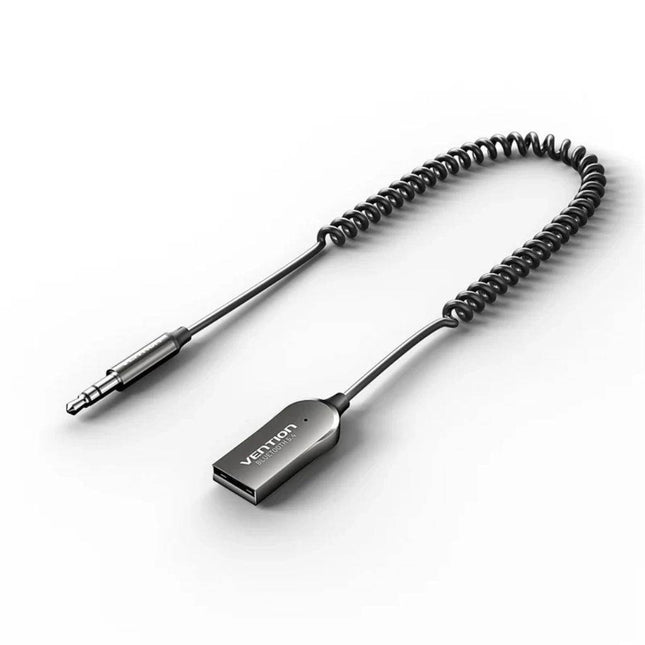 Receptor Bluetooth 5.4 Vention para Auto – USB + AUX 3.5 mm