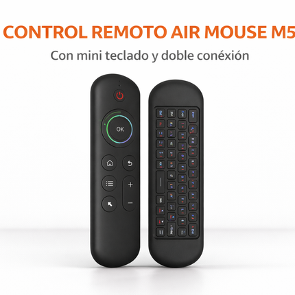 Control Remoto Air Mouse M5 Con Teclado Bluetooth 2.4G