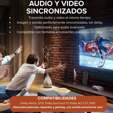 Switch HDMI Bidireccional 2 Puertos 4K Vention AKOB0 Negro