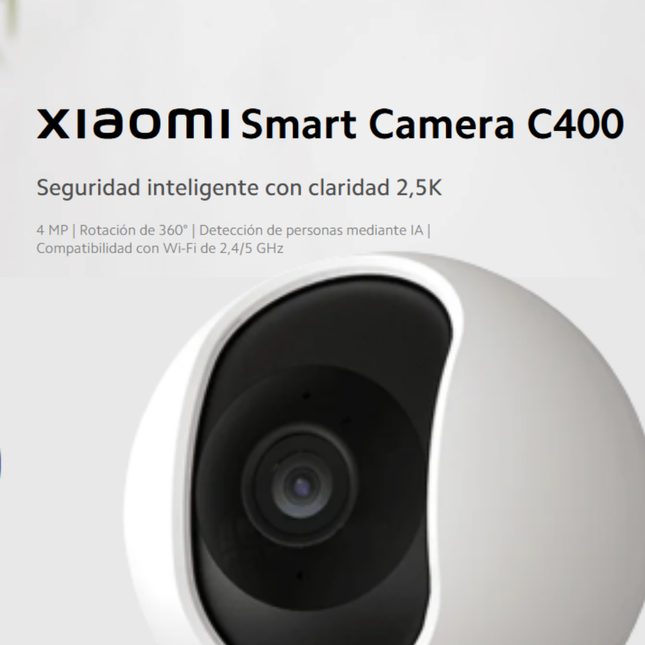 Xiaomi C400 Pro – Cámara Inteligente 2.5K 360°
