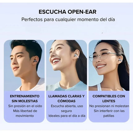 Auriculares Bluetooth Vention Echo Clip A1 Open Ear IPX4 Blanco