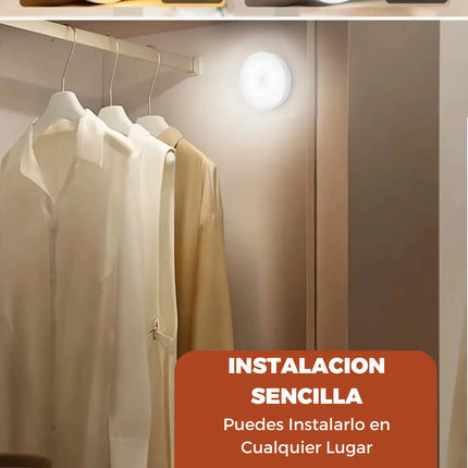 Luz Led Inalámbrica Con Sensor De Movimiento Usb Adhesiva