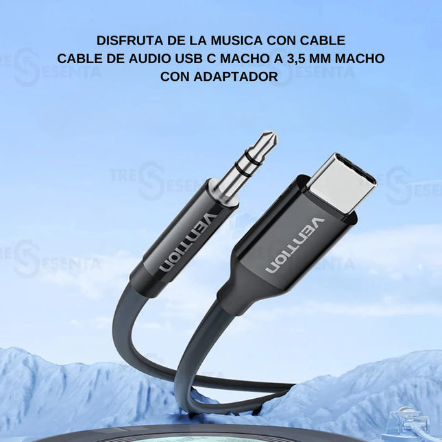 Adaptador USB-C a Jack 3.5 mm – Audio para Notebook