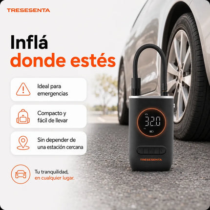 Inflador Compresor Digital Portátil