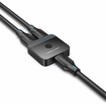 Switch HDMI Bidireccional 2 Puertos 4K Vention AKOB0 Negro