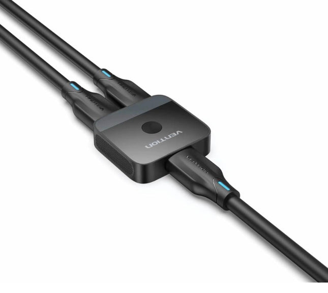 Switch HDMI Bidireccional 2 Puertos 4K Vention AKOB0 Negro