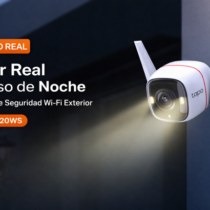Cámara Exterior TP-Link Tapo C320WS 2K 4MP WiFi Visión Nocturna 30M