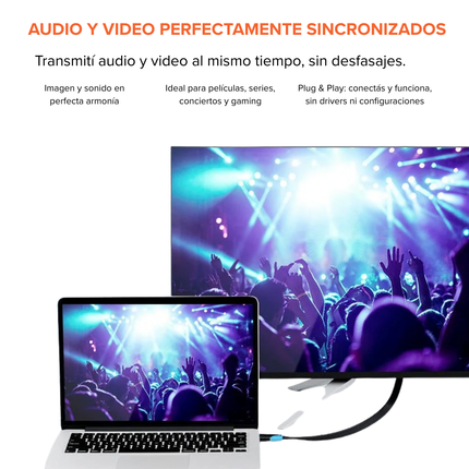 Cable HDMI 2.0 Vention Plano 4K 60Hz Audio Sincronizado PVC Reforzado