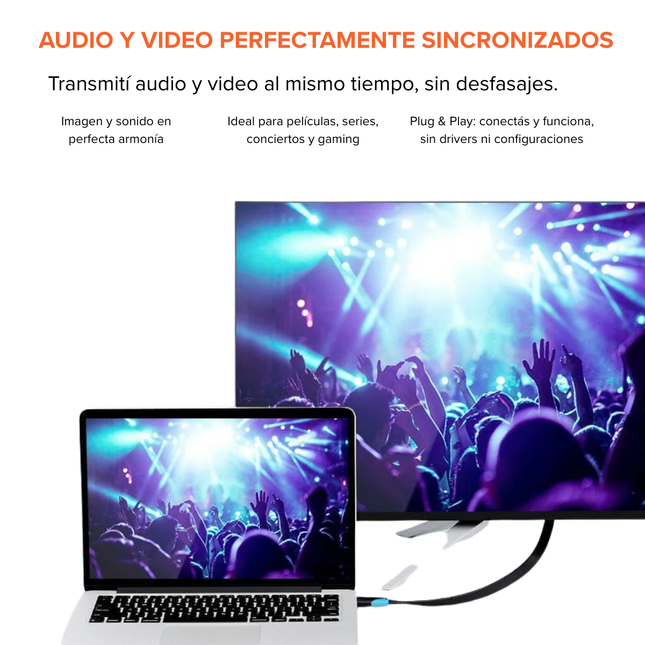 Cable HDMI 2.0 Vention Plano 4K 60Hz Audio Sincronizado PVC Reforzado