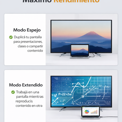 Cable HDMI 2.0 4K 1 Metro Vention Negro Alta Velocidad