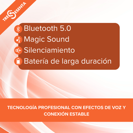 Micrófono Inalámbrico Lenovo ThinkPlus M1 – Bluetooth y Portátil