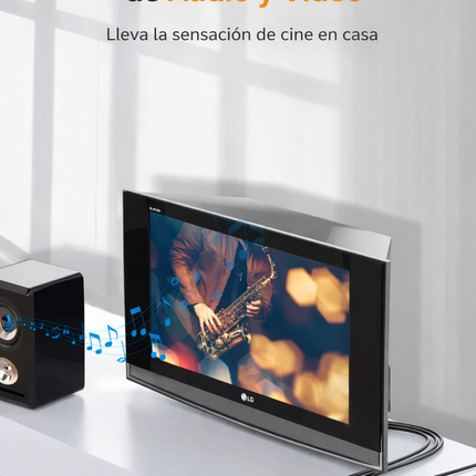 Convertidor HDMI a RCA AV 1080P 60Hz Soporte PAL/NTSC Vention