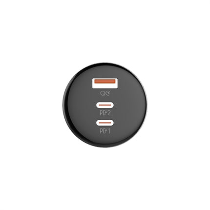 Cargador Auto 160W LDNIO 3 En 1 USB-C PD 100W Carga Rápida