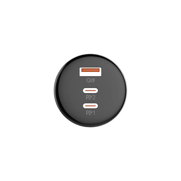 Cargador Auto 160W LDNIO 3 En 1 USB-C PD 100W Carga Rápida
