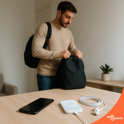 Power Bank Magnético Inalámbrico para iPhone