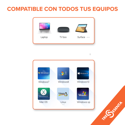 Adaptador USB 3.0 a Ethernet Gigabit 1000 Mbps Vention – Plug & Play