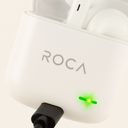 Auriculares Bluetooth TWS Roca R24 Manos Libres – Blanco