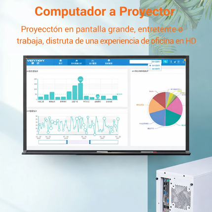 Adaptador DisplayPort a HDMI 4K 30Hz Vention