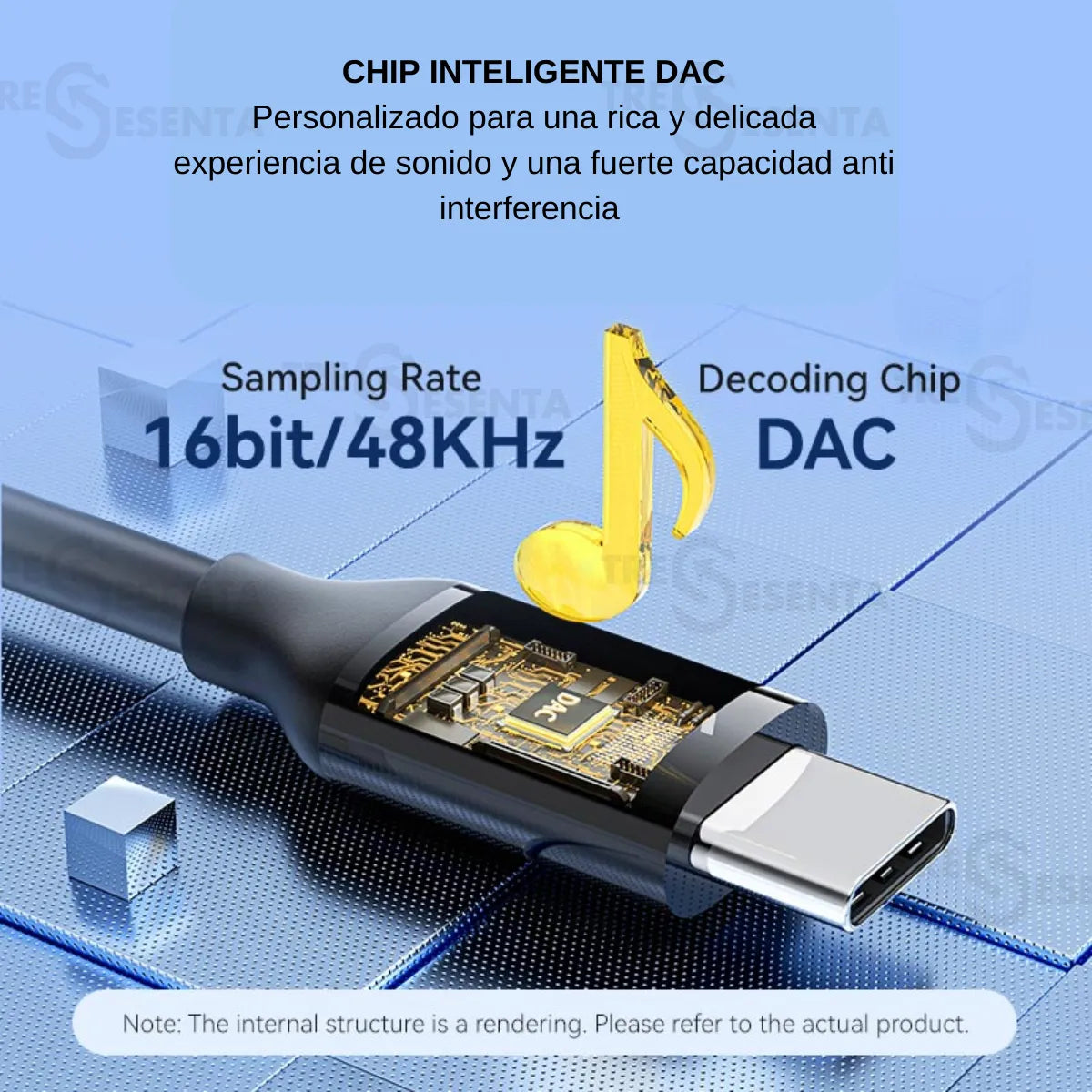 Adaptador USB-C a Jack 3.5 mm – Audio para Notebook