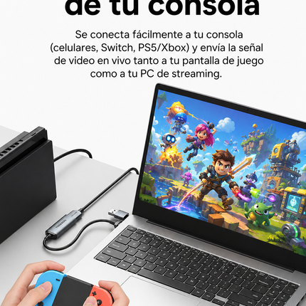Capturadora De Video Usb C A Hdmi Full Hd
