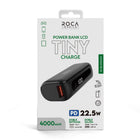Power Bank Mini 4000mAh PD 22.5W Roca LCD Carga Rápida