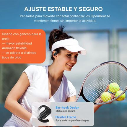 Auriculares Open-Ear Vention OpenBeat O11 Bluetooth 5.3 | 35 h IPX5