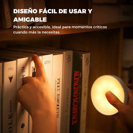 Luz Led Inalámbrica Con Sensor De Movimiento Usb Adhesiva