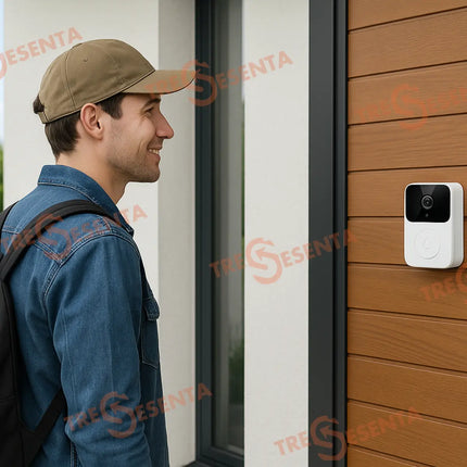Timbre Inteligente WiFi con Cámara HD y Audio Bidireccional