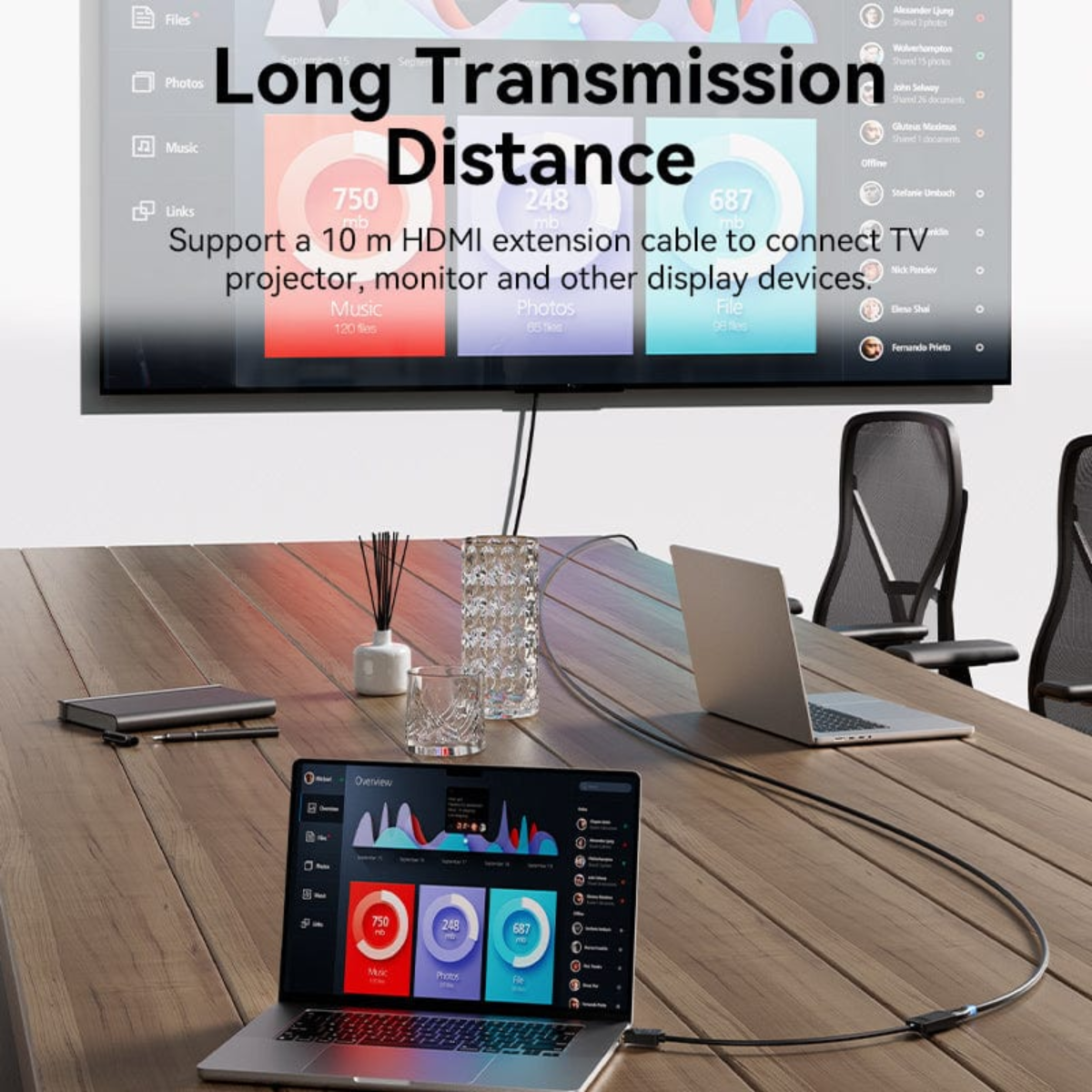 Adaptador DisplayPort a HDMI Activo 4K 60 Hz