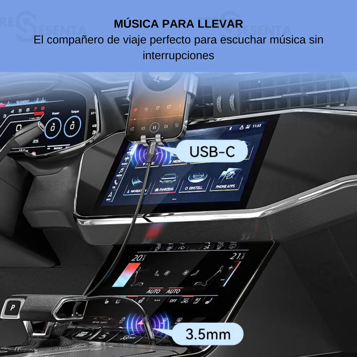 Adaptador USB-C a Jack 3.5 mm – Audio para Notebook