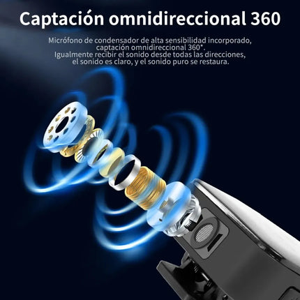 Micrófono Inalámbrico Solapero para Celular – Grabación y Video