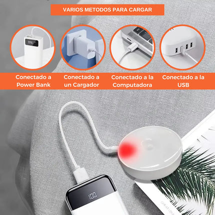 Luz Led Inalámbrica Con Sensor De Movimiento Usb Adhesiva