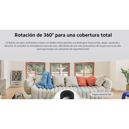 Xiaomi C400 Pro – Cámara Inteligente 2.5K 360°