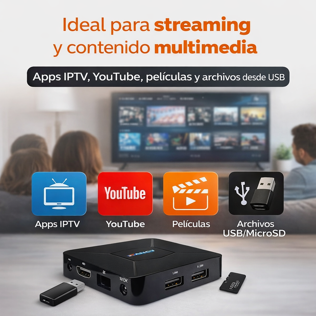 TV Box Sanci SC-TVII3 Android 13 4GB RAM 16GB ROM 8K Ultra HD